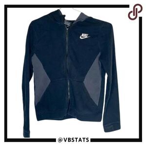 Boys XL Nike Black-Gray Full Zip Hoodie
